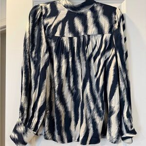 Printed Satin Blouse